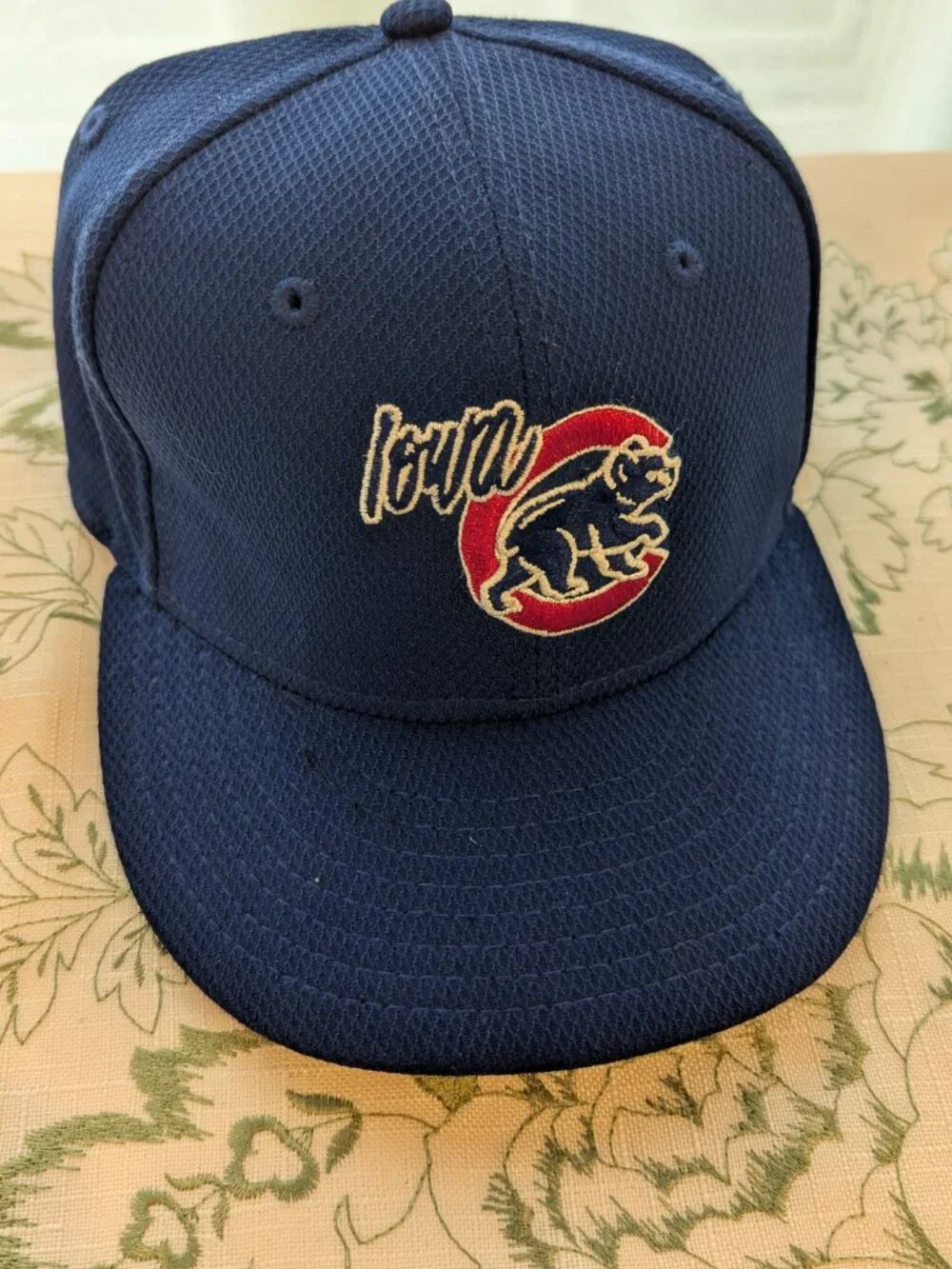 Iowa Cubs Size 7 1/4 Fitted MLB Baseball Hat